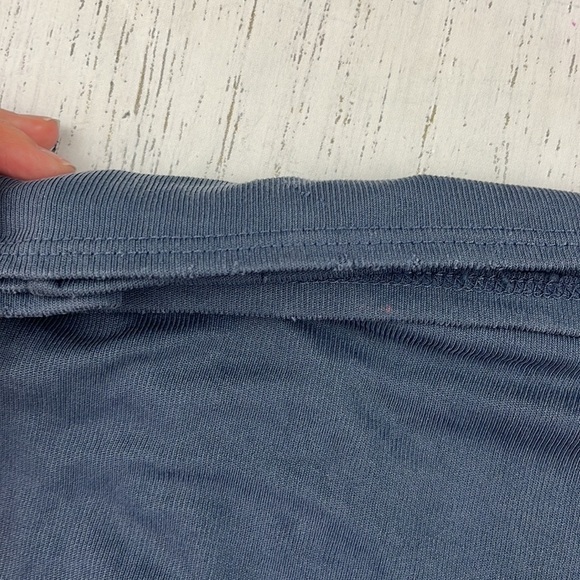 Audrey 3+1 Blue Modal Blend Pull On Wide Leg Boho Pants Womens Size S - Picture 10 of 13